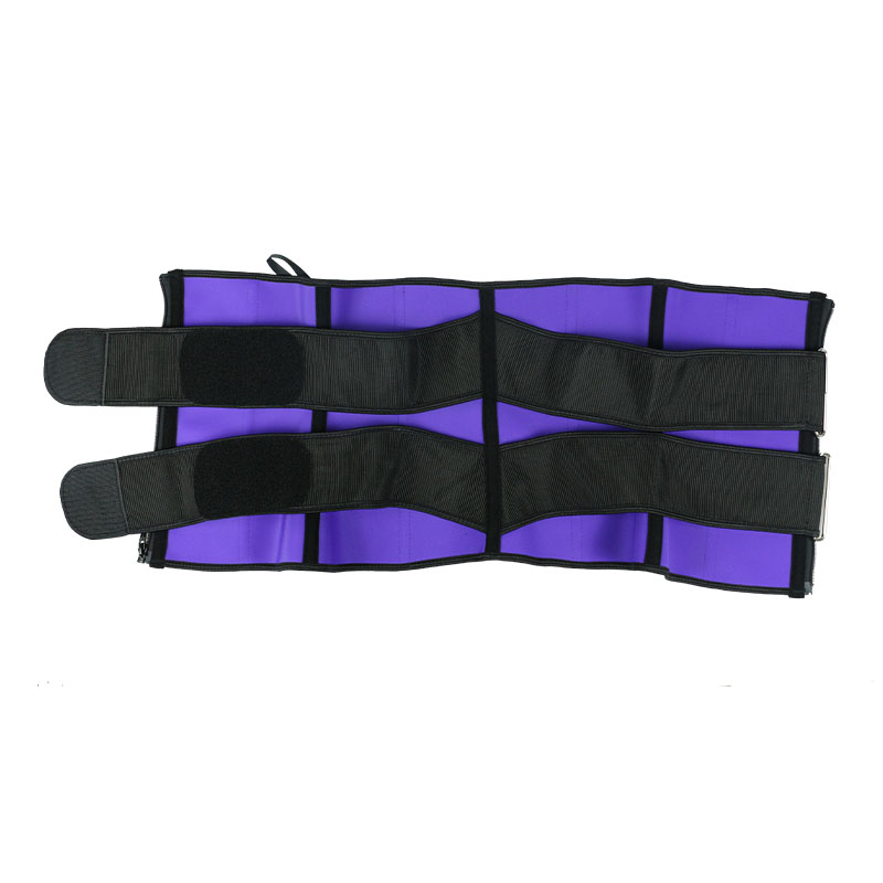 Purple Double slide buckle belt waist trainer MHW100040PU