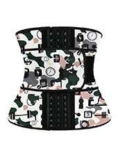 Camouflage Neoprene Single Belt With Hooks MHW100084C