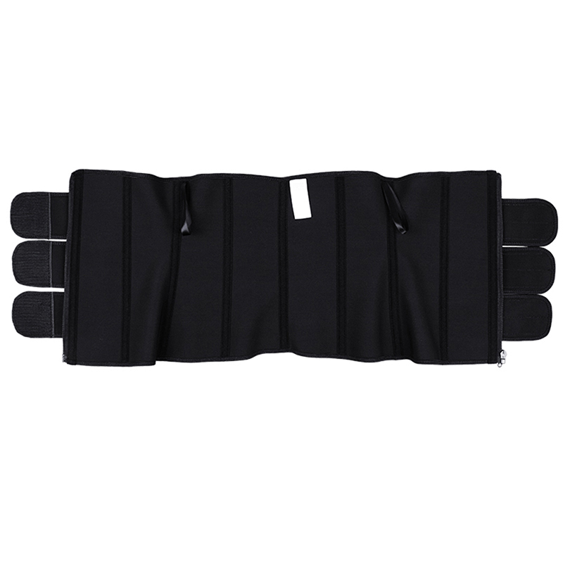 Snow Grey Neoprene Triple Belt with Zipper MHW100016SA