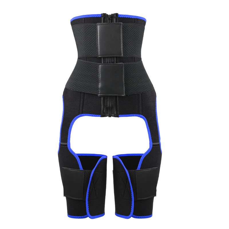 Double Belt Neoprene Sweat Tight Shaper MHW100073BL