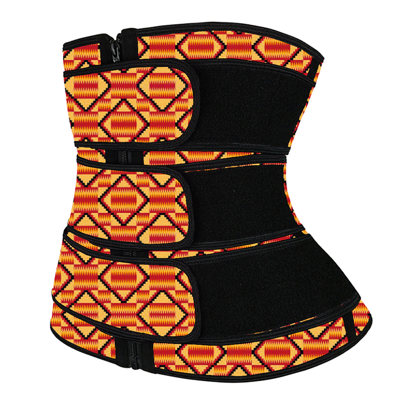 Kente Three Belt Zipper Waist Trainers MHW100001RY