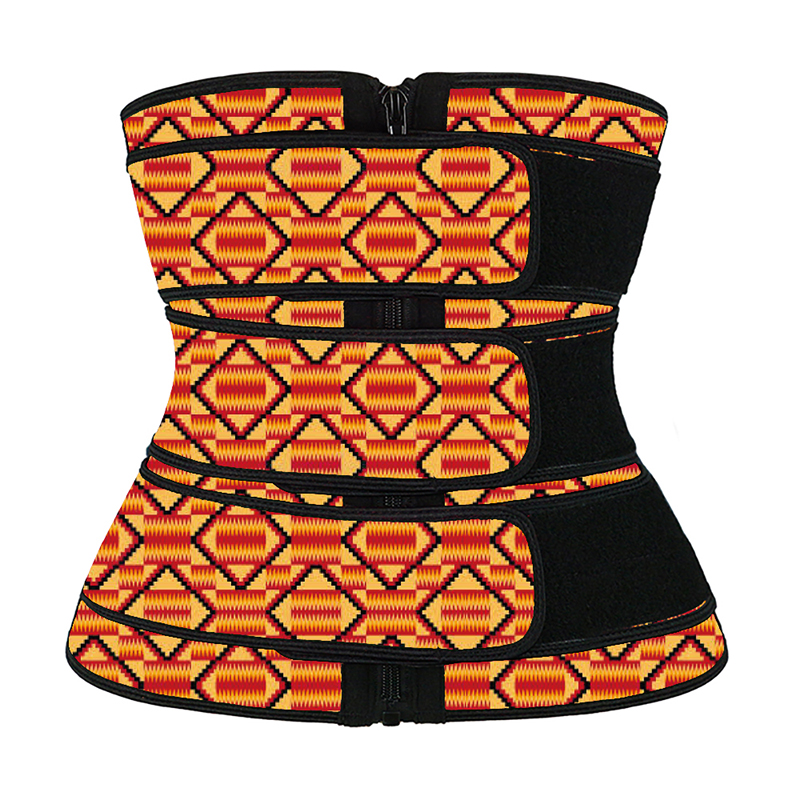 Kente Three Belt Zipper Waist Trainers MHW100001RY