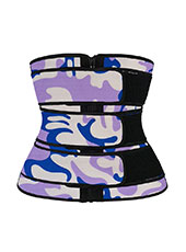 Purple Camouflage Zipper Three Belt MHW100001PC