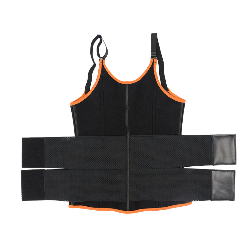 OK Fabric Neoprene Double Belt Shaper Vest MHW100068O
