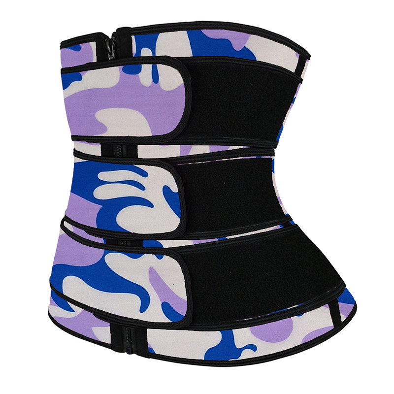 Purple Camouflage Zipper Three Belt MHW100001PC