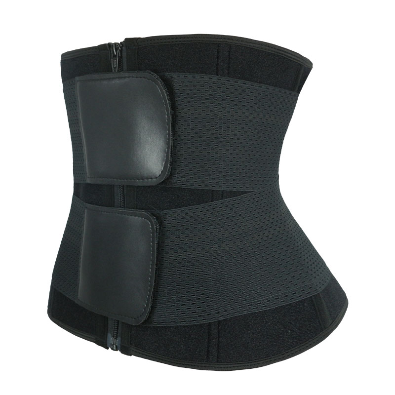 Neoprene OK fabric Double Belts Waist Trainers MHW100042B