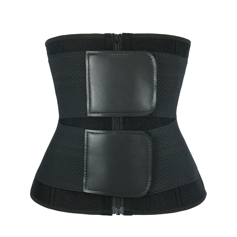 Neoprene OK fabric Double Belts Waist Trainers MHW100042B