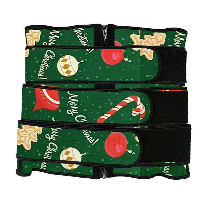 Christmas Print Three Belt with Zipper MHW100001CI