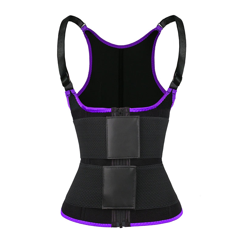 OK Fabric Neoprene Double Belt Shaper Vest MHW100068PU