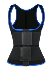 Blue New Stype Double Belts Waist Trainers Vest MHW100064BL 