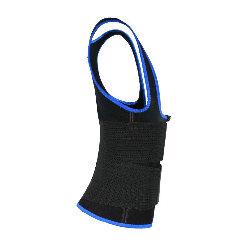 New Stype Double Belts Waist Trainers Vest MHW100064BL