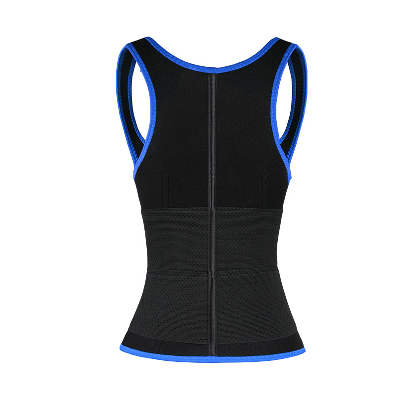 New Stype Double Belts Waist Trainers Vest MHW100064BL