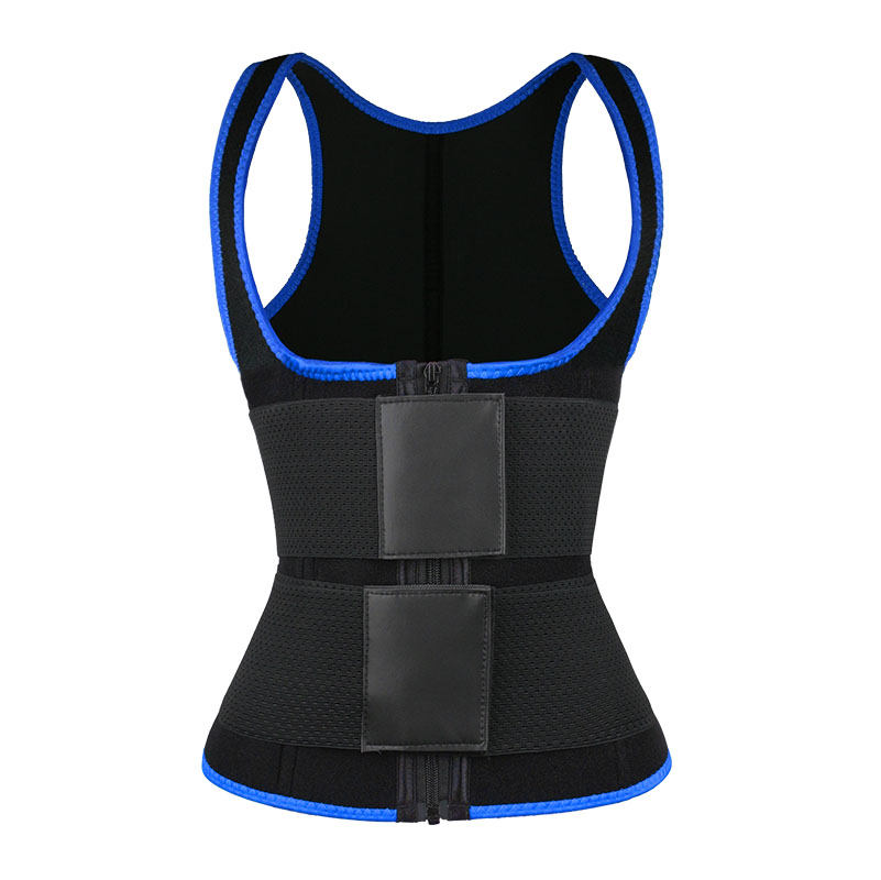 New Stype Double Belts Waist Trainers Vest MHW100064BL
