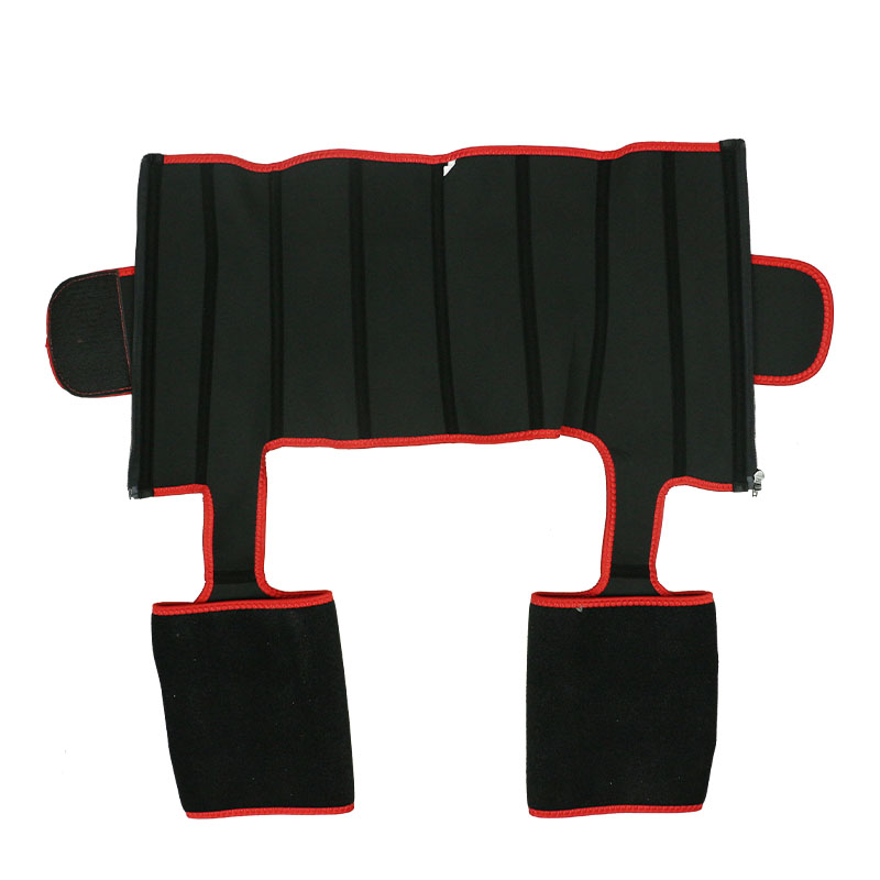 Red Thigh Shaper with Single Belt MHW100045R