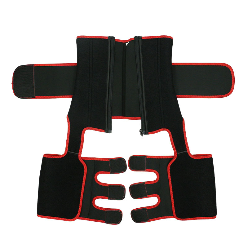Red Thigh Shaper with Single Belt MHW100045R