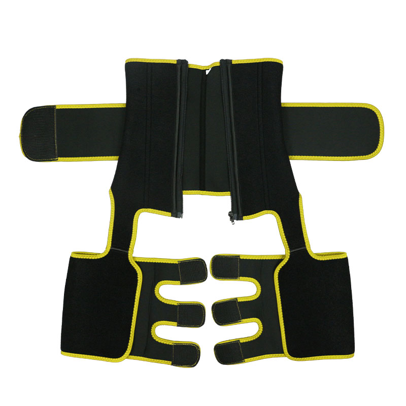 Yellow Thigh Shaper with Single Belt MHW100045Y