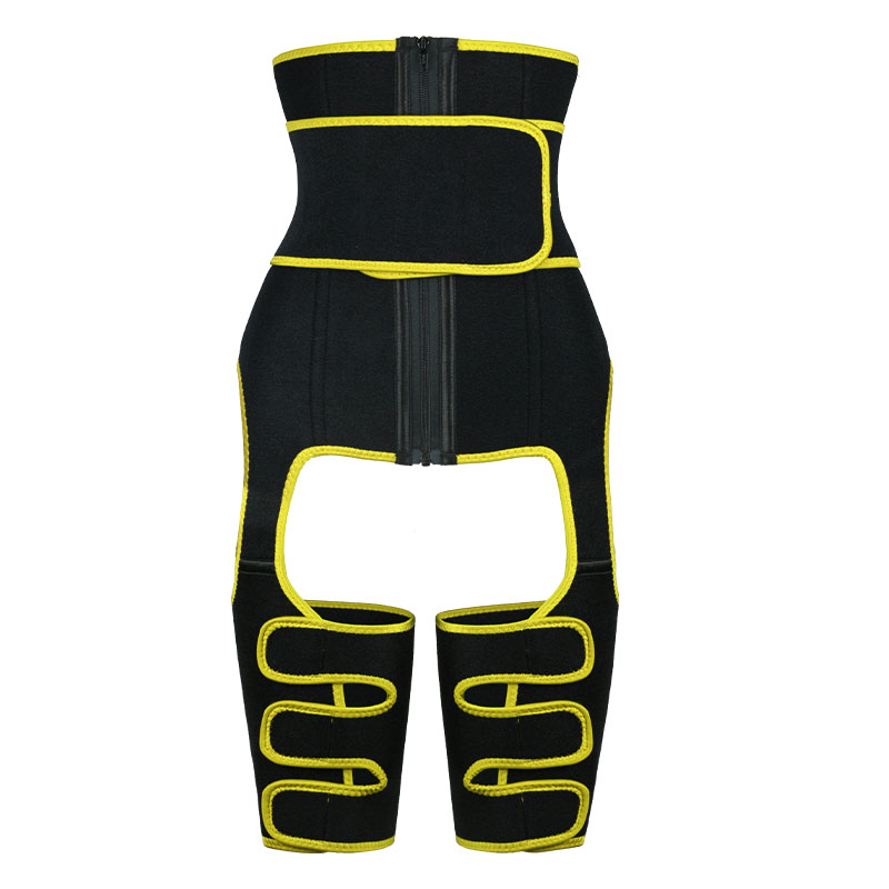 Yellow Thigh Shaper with Single Belt MHW100045Y