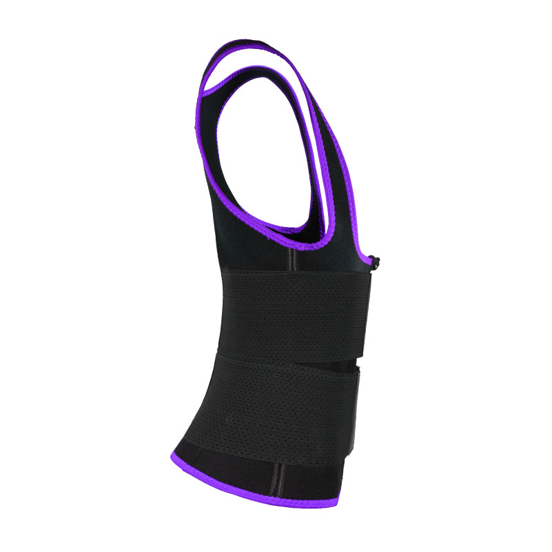 Purple Vest Double Belt MHW100064PU