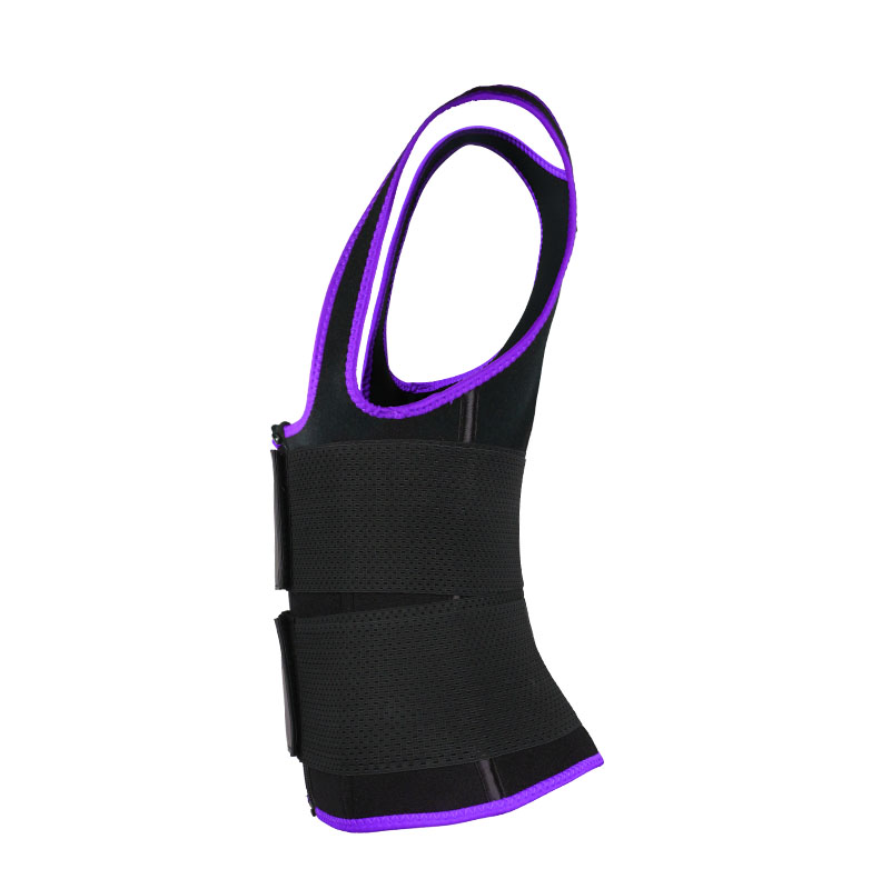 Purple Vest Double Belt MHW100064PU