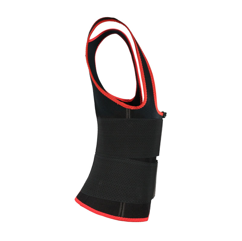 	Red New Double Belt vest MHW100064R