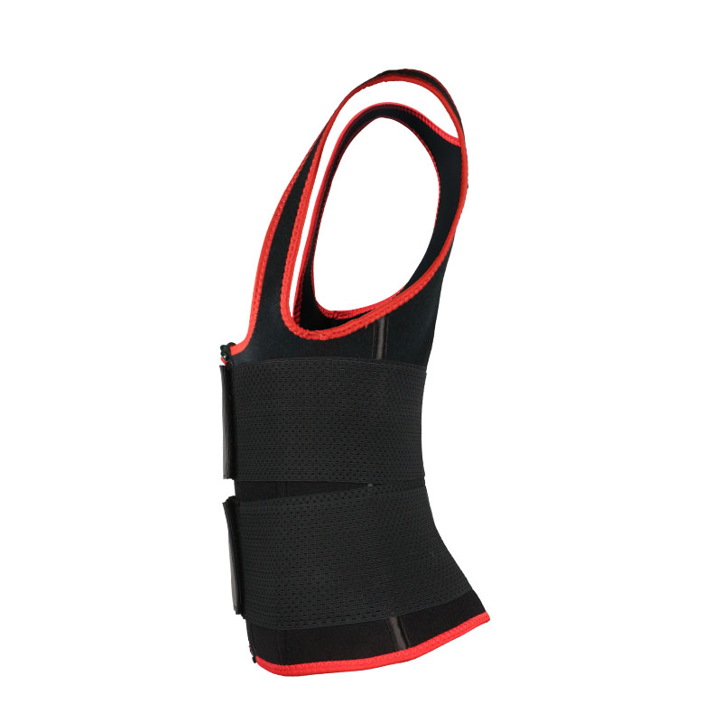 	Red New Double Belt vest MHW100064R