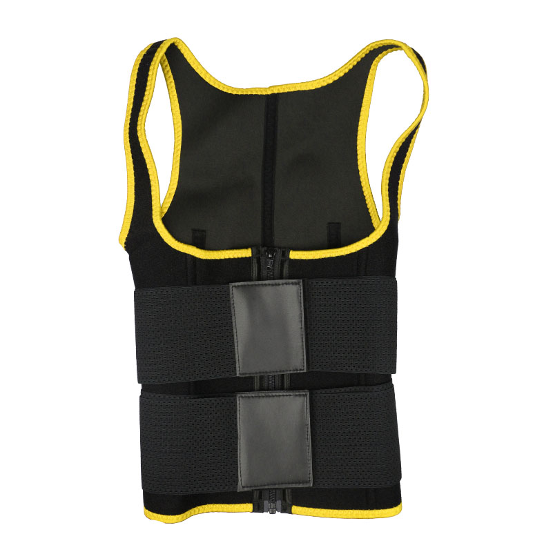 Yellow Double Belt Vest MHW100064Y
