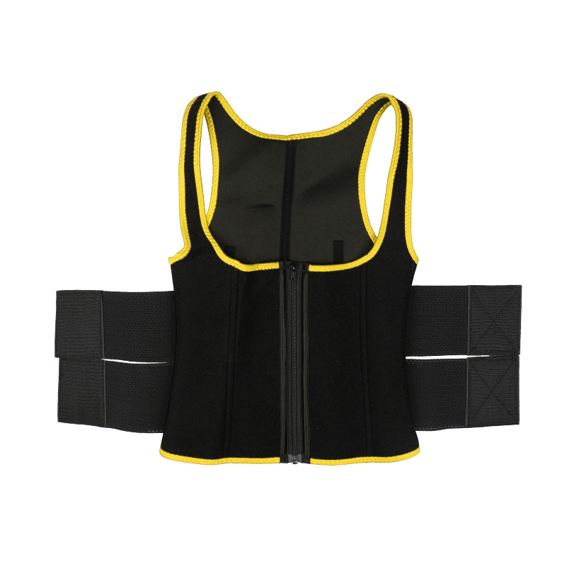 Yellow Double Belt Vest MHW100064Y