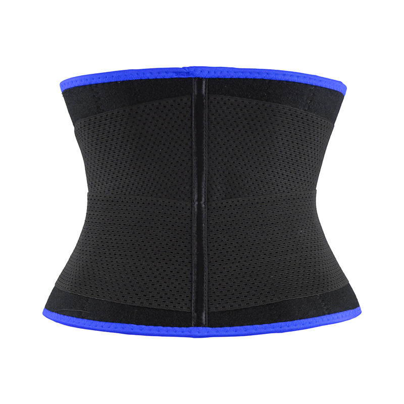 Blue Neoprene Trimmer Belt with Leather Label MHW100067BL