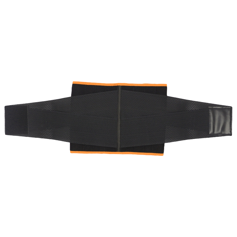Orange Neoprene Trimmer Belt with Leather Label MHW100067O