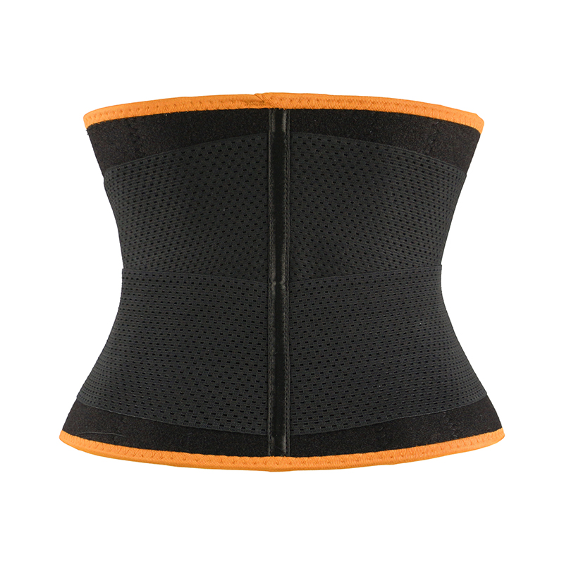Orange Neoprene Trimmer Belt with Leather Label MHW100067O