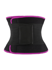 Pink Neoprene Trimmer Belt with Leather Label MHW100067P