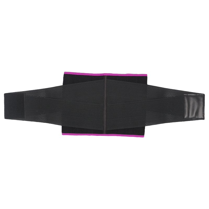 Pink Neoprene Trimmer Belt with Leather Label MHW100067P