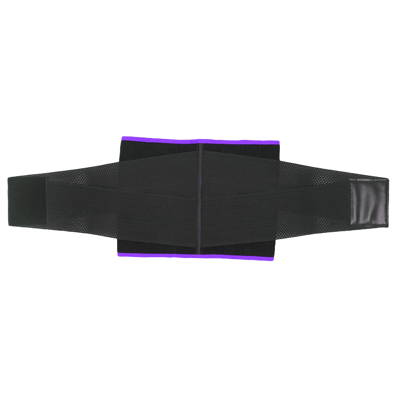 Purple Neoprene Trimmer Belt with Leather Label MHW100067PU