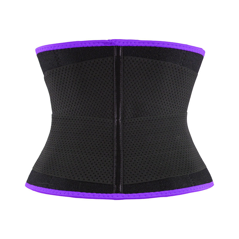 Purple Neoprene Trimmer Belt with Leather Label MHW100067PU