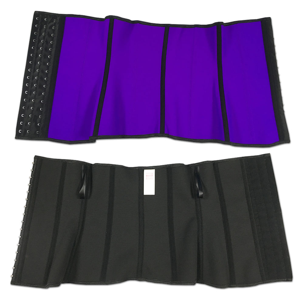 	Nine Steel bone Purpple bigger hook waist trainer XXS-6XL MH1064