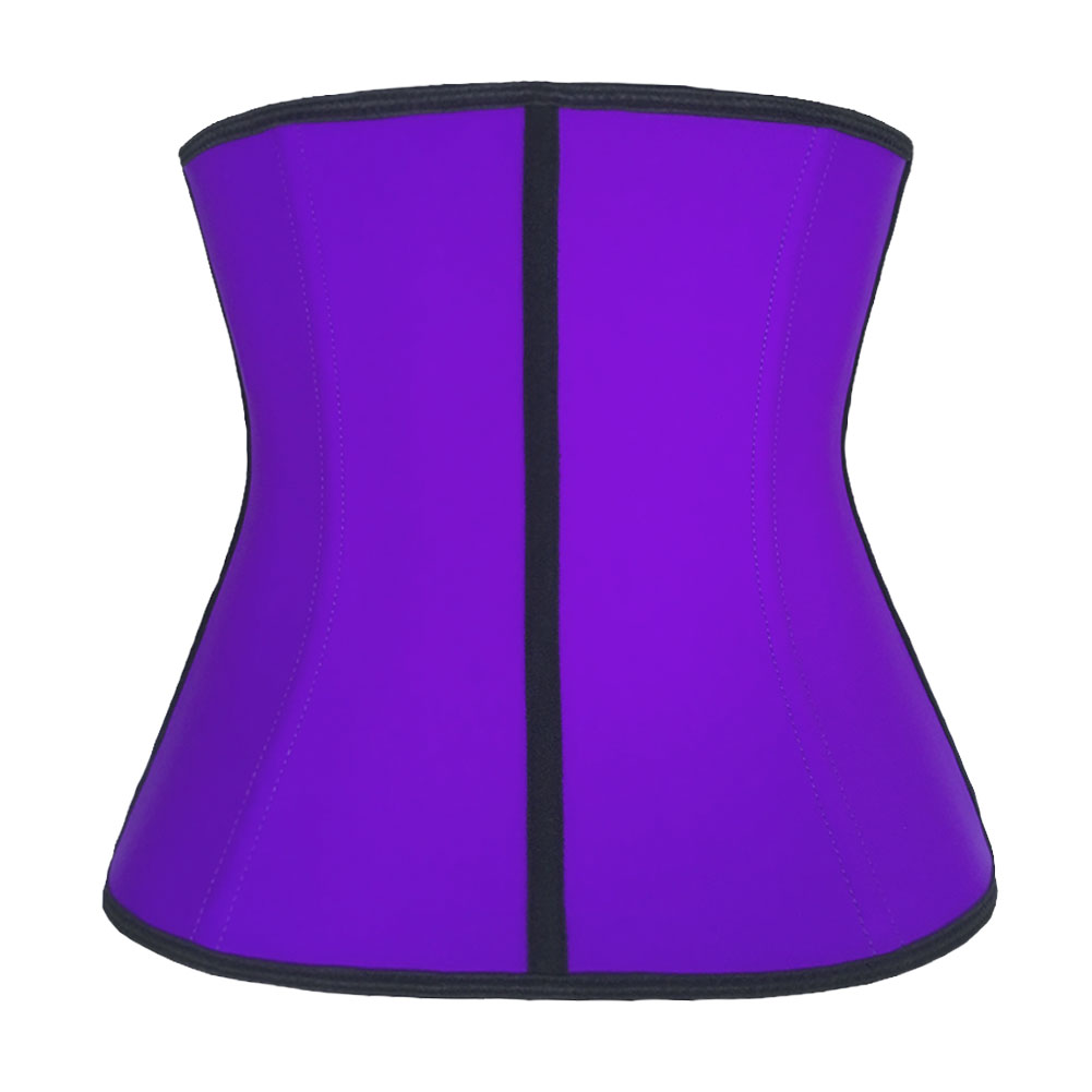 	Nine Steel bone Purpple bigger hook waist trainer XXS-6XL MH1064