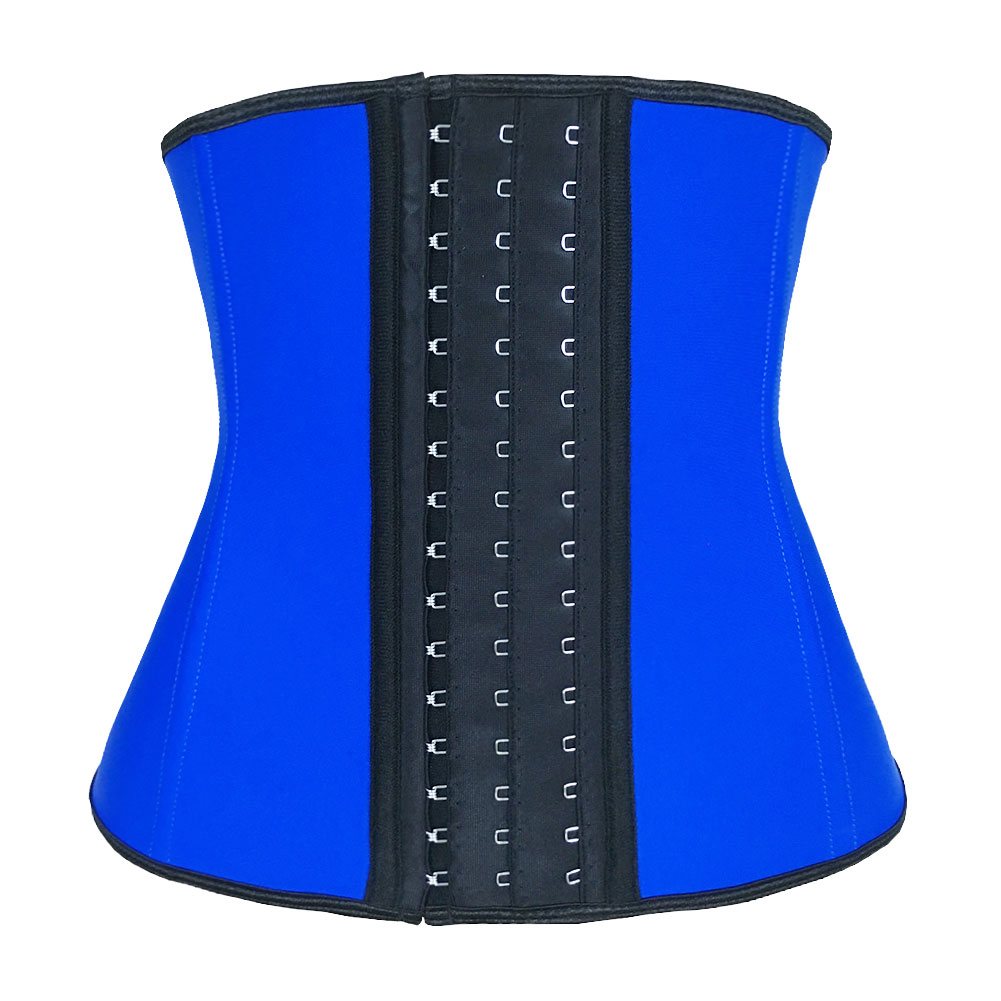 Nine Steel bone blue bigger hook waist trainer XXS-6XL MH1062