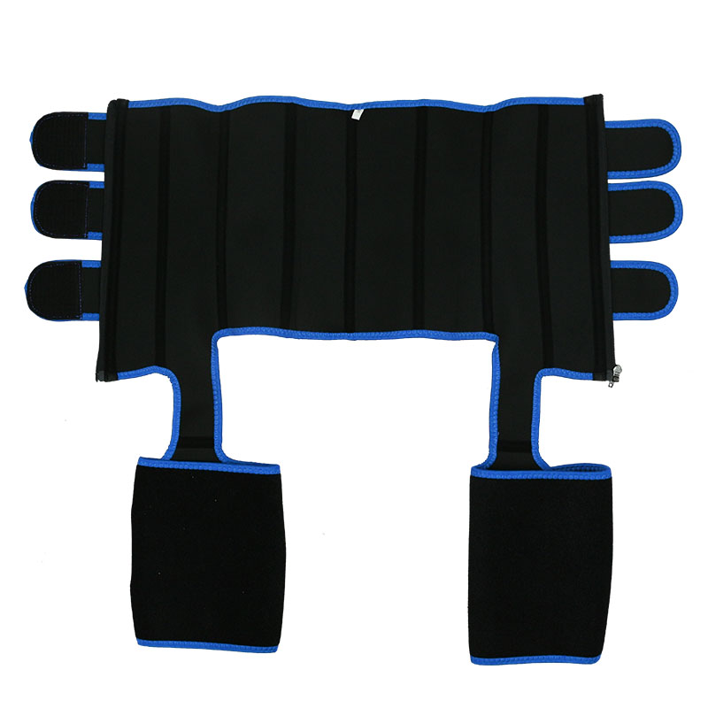Blue Thigh Shaper with Three Belts MHW100044BL
