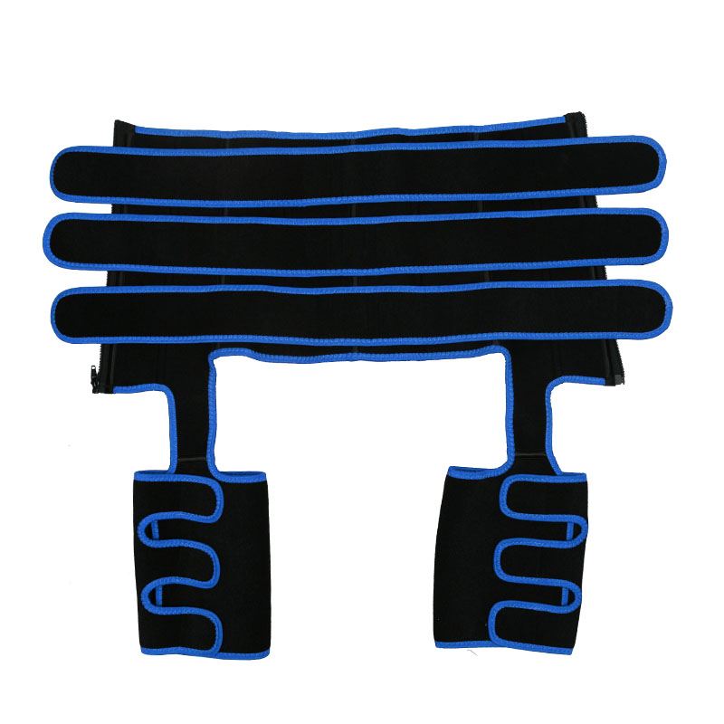 Blue Thigh Shaper with Three Belts MHW100044BL