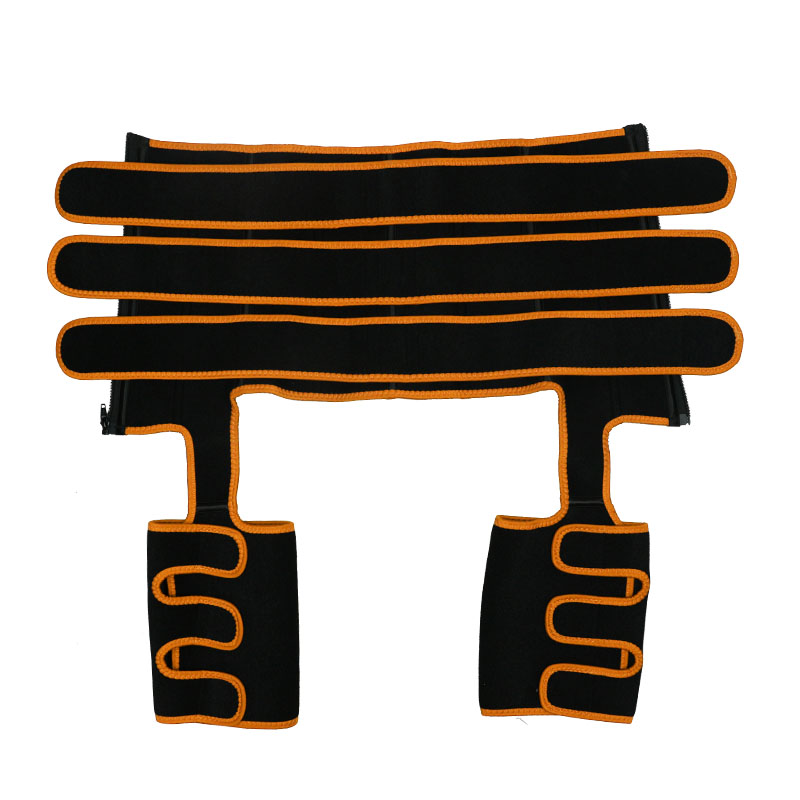 Orange Thigh Shaper with Three Belts MHW100044O