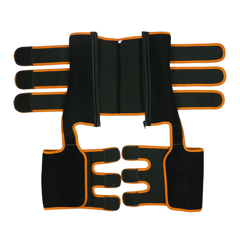 Orange Thigh Shaper with Three Belts MHW100044O