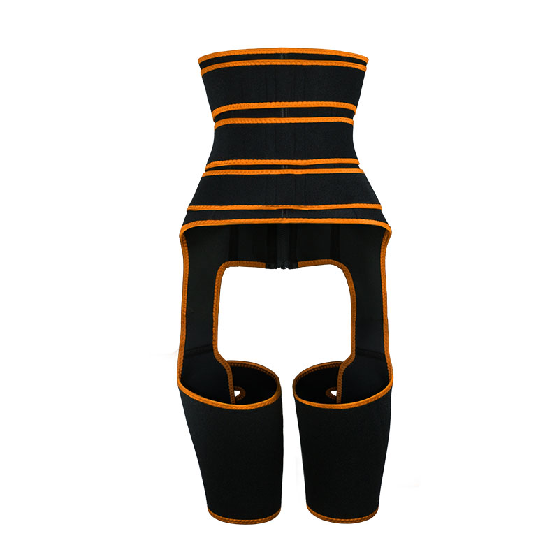 Orange Thigh Shaper with Three Belts MHW100044O
