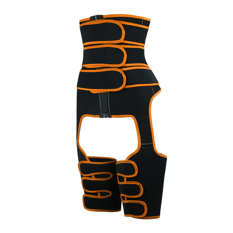 Orange Thigh Shaper with Three Belts MHW100044O