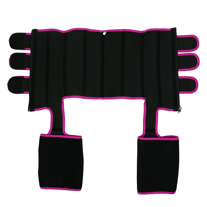 Pink Thigh Shaper with Three Belts MHW100044P