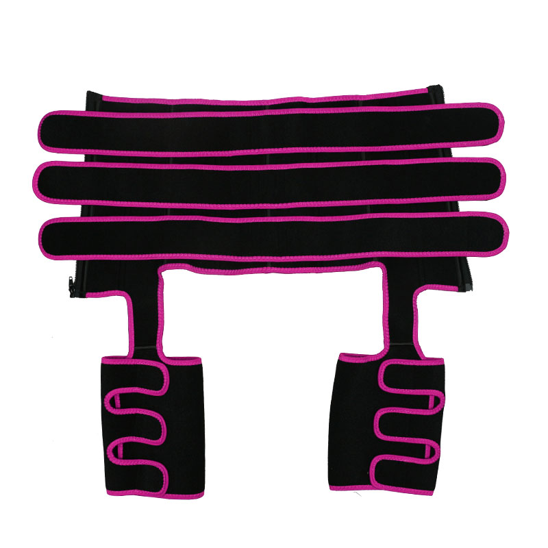 Pink Thigh Shaper with Three Belts MHW100044P
