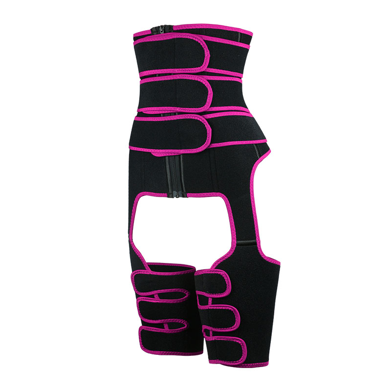 Pink Thigh Shaper with Three Belts MHW100044P