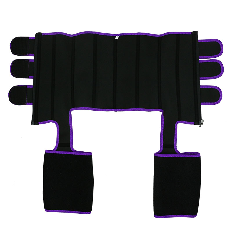 PurpleThigh Shaper with Three Belts MHW100044PU