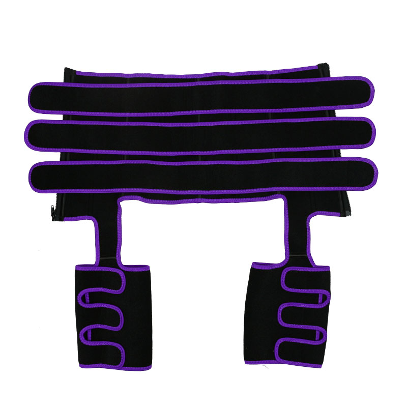 PurpleThigh Shaper with Three Belts MHW100044PU