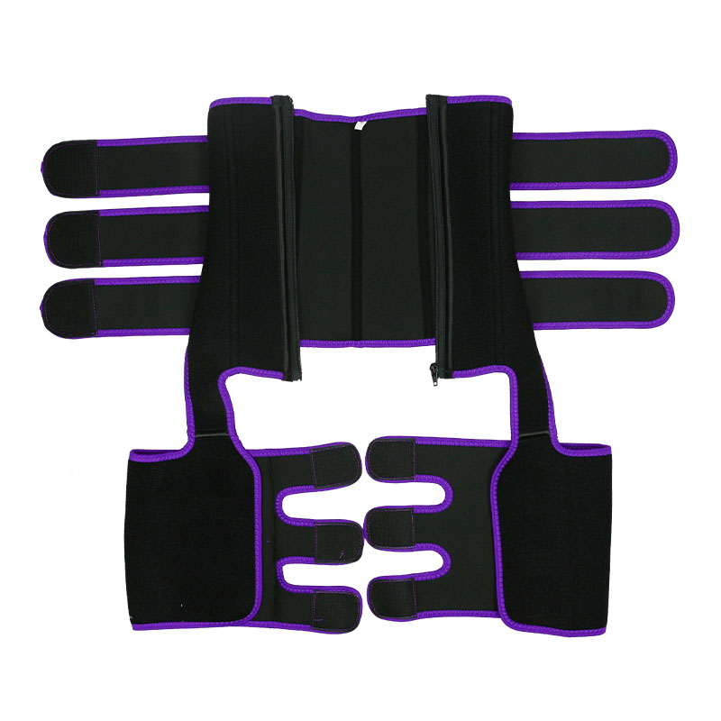 PurpleThigh Shaper with Three Belts MHW100044PU