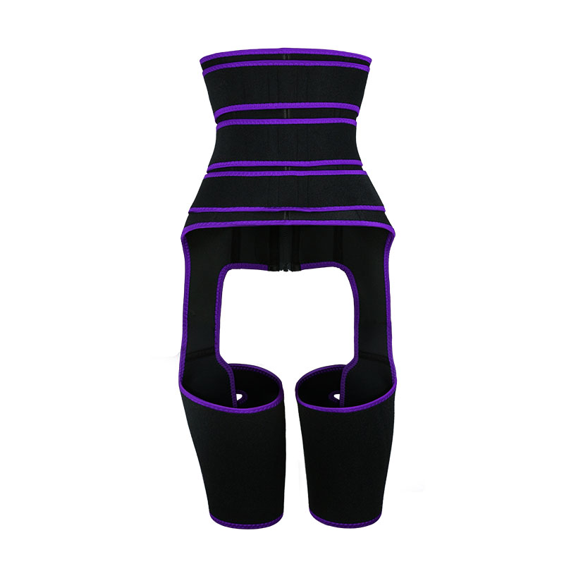 PurpleThigh Shaper with Three Belts MHW100044PU